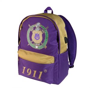 Omega Psi Phi Backpack W/USB