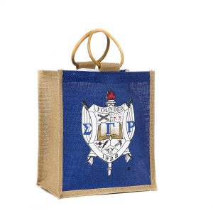 Sigma Gamma Rho Jute Bag