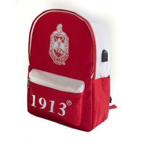Delta Sigma Theta Backpack - White