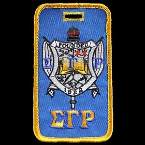 Sigma Gamma Rho Shield Luggage Tag
