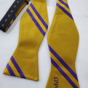 Omega Psi Phi Gold Bow Tie