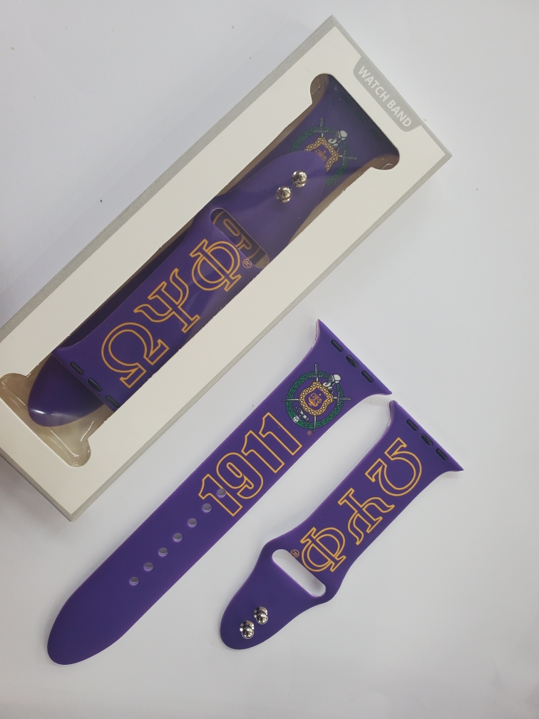 Omega Psi Phi Apple Watch Band L O Greek Specialties