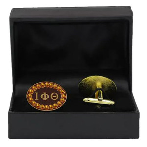 IOTA PHI THETA AUSTRIAN CRYSTAL CUFFLINKS