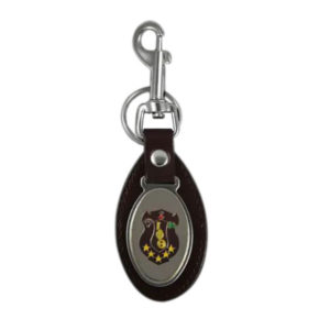 IOTA PHI THETA LEATHER FOB KEY CHAIN