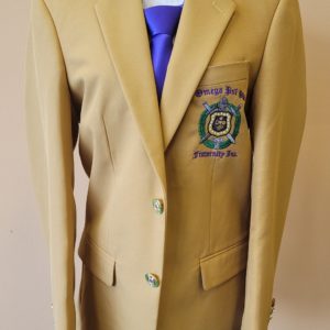 Omega Psi Phi Gold Dress Blazer Sz. 52S-54L