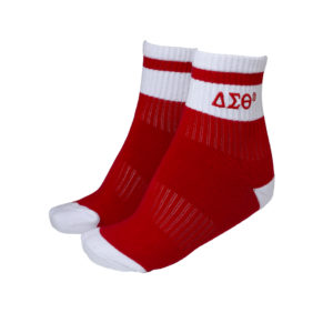 Delta Sigma Theta Socks Red