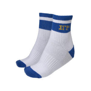 Sigma gamma Rho Socks White
