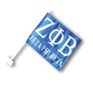 Zeta Phi Beta Car Flag