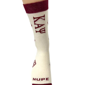 Kappa Alpha Psi Calf Socks/Kream